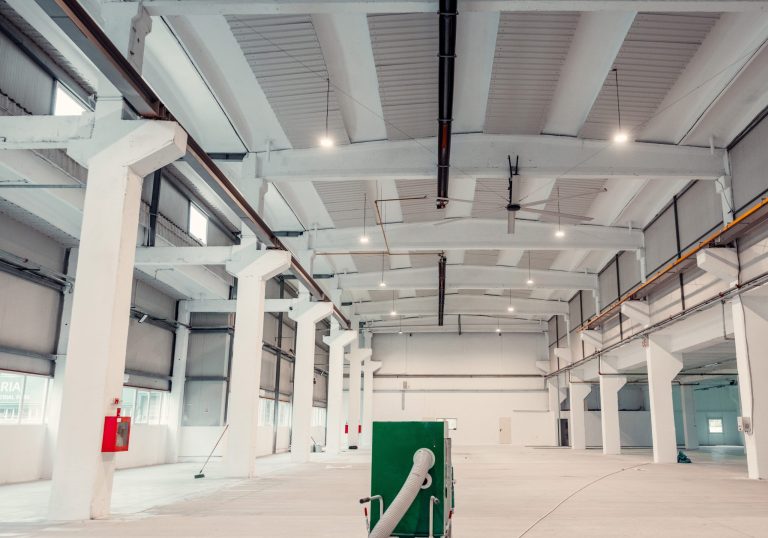 Concrete Grinding Machine used for final grinding or epoxy in the warehouse